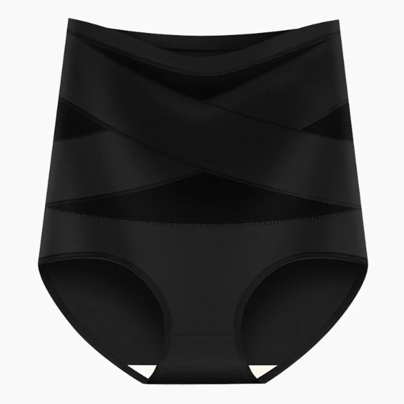 🌸Limited-Time Off-Buy 2 Get 1 Packs✨Plus-Size High-Waist Cross Tummy Control Panties