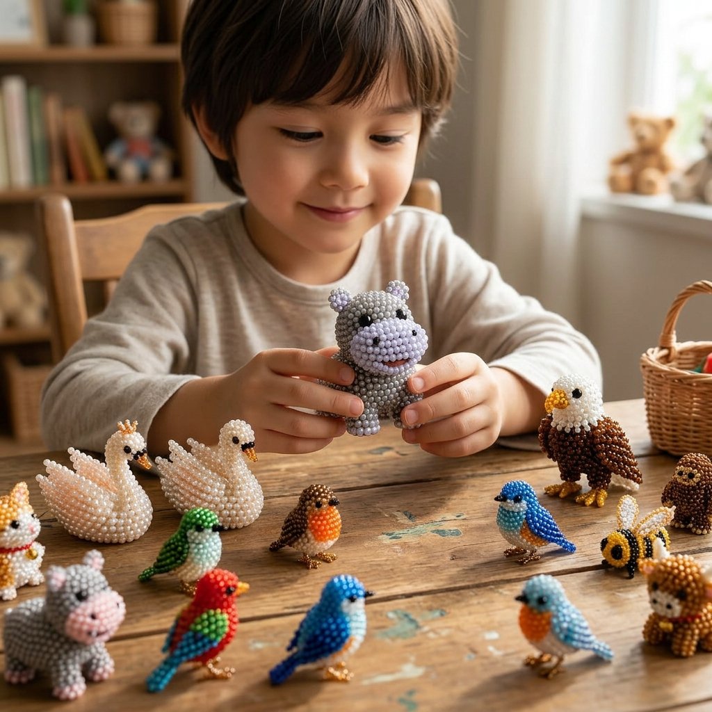 Tiny 3D Beaded Animal DIY Kit