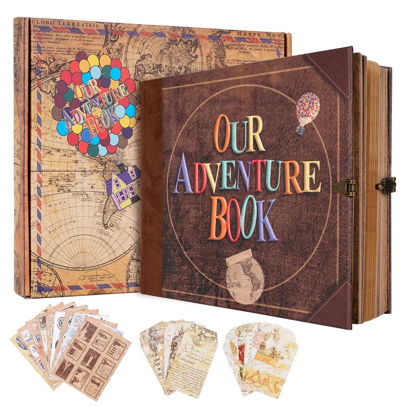 ❤️📚  Retro Style Embossed Letter Cover, Perfect for Travel & Memories