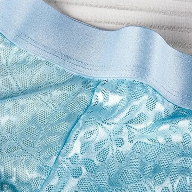 ✨Ultra-Sheer Boxer Briefs – Breathable, 3D Pouch Support & Seamless Comfort