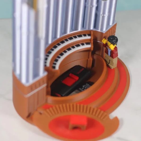 "Pipe Organ Pen & Pencil Holder 🎹🖊️ – Unique Desk Organizer"