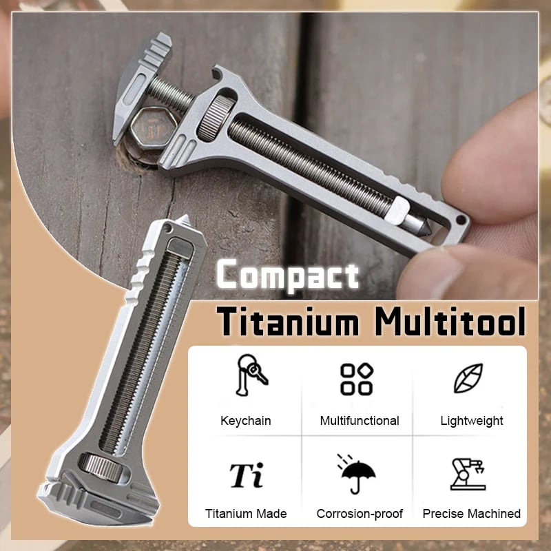 🎄 Compact Titanium Multitool
