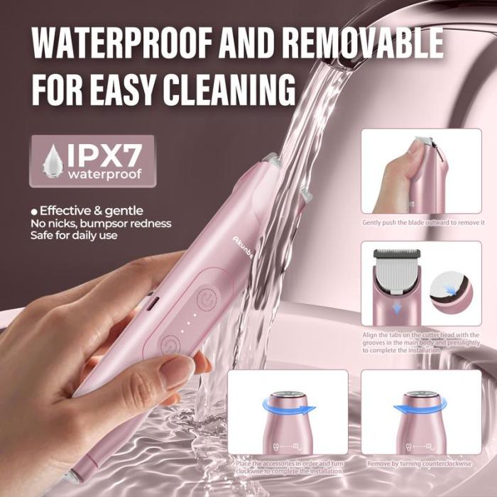 🔥IPX7 Waterproof Dual-head Shaver