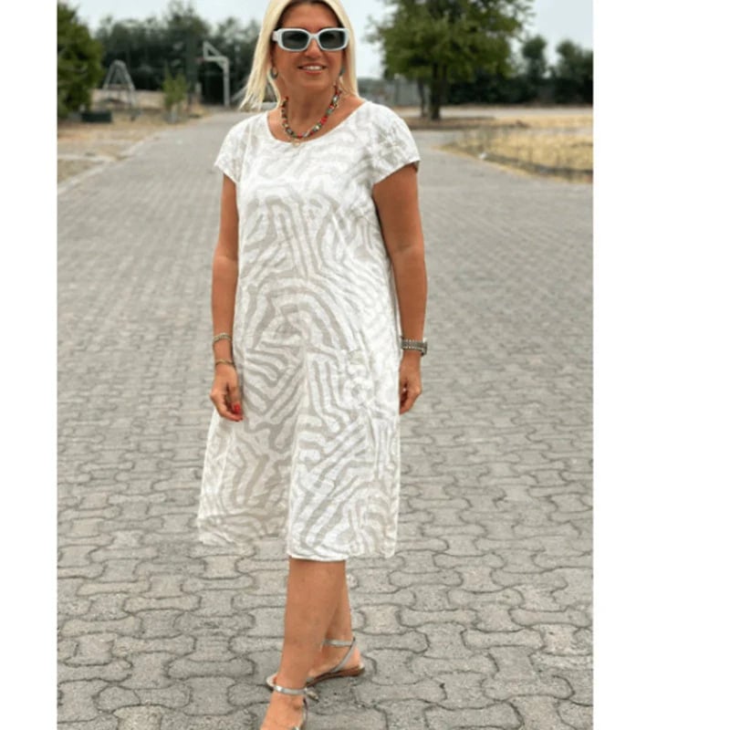 New Boho Vintage Casual Printed Dress