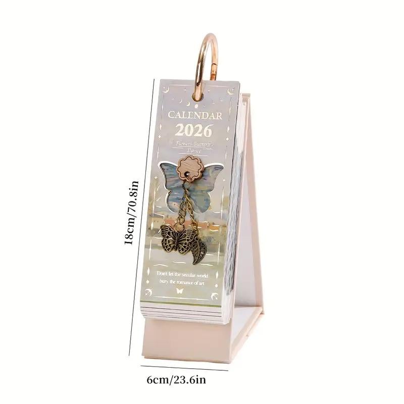 European Style Oil Painting Flip Calendar