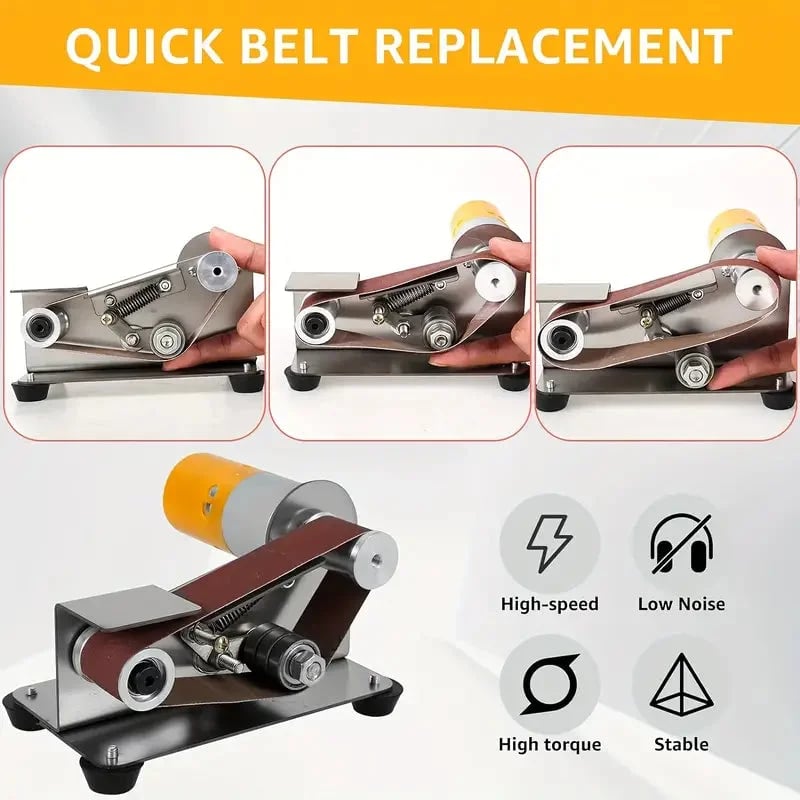 7 Adjustable Speed 15 Degree Belt Sander