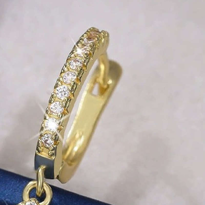 💥Limited Time Special Price !!🎉Elegant Teardrop Dangle Hoop Earrings
