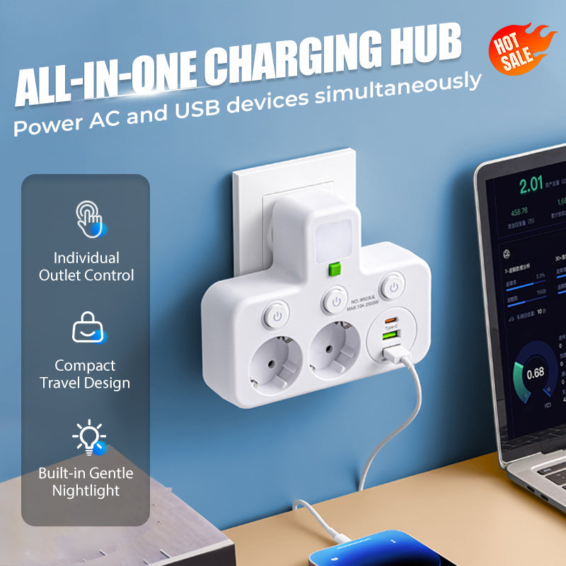 📢📢 ⏰Smart power strip with USB ports