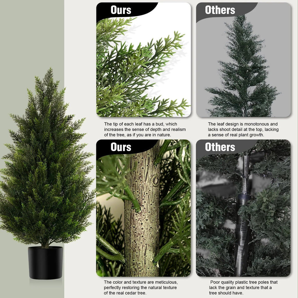 🔥 Artificial Cedar Decoration