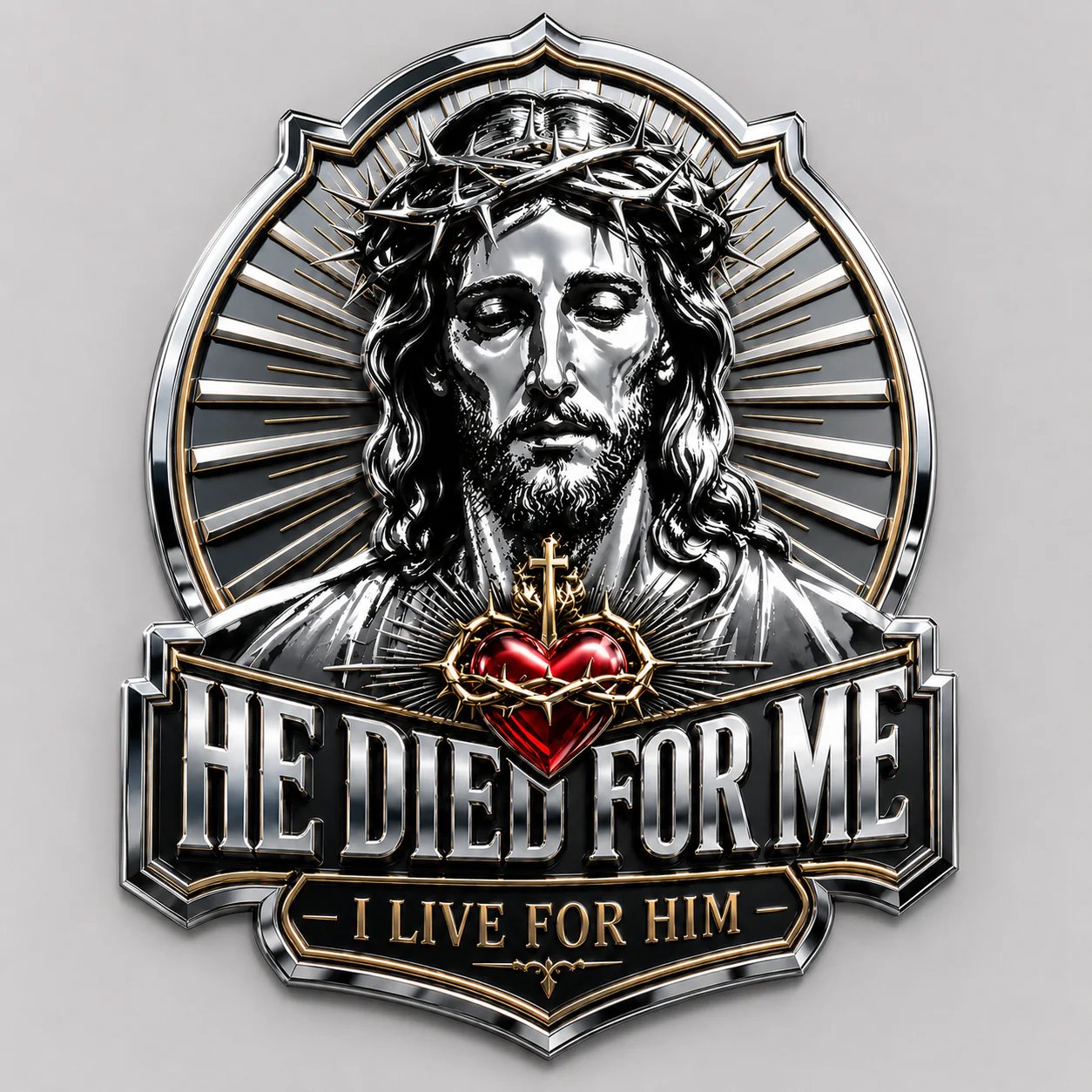 🔥 He Died For Me Emblem
