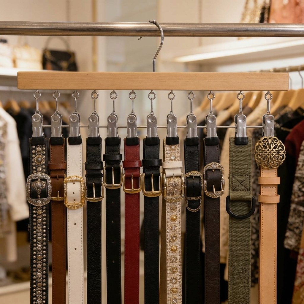 🏆 Oltre 50.000 venduti! 🌿✨Organizzatore girevole per armadio PureWood - Soluzione salvaspazio verticale e antipiega per riporre i vestiti 👖
