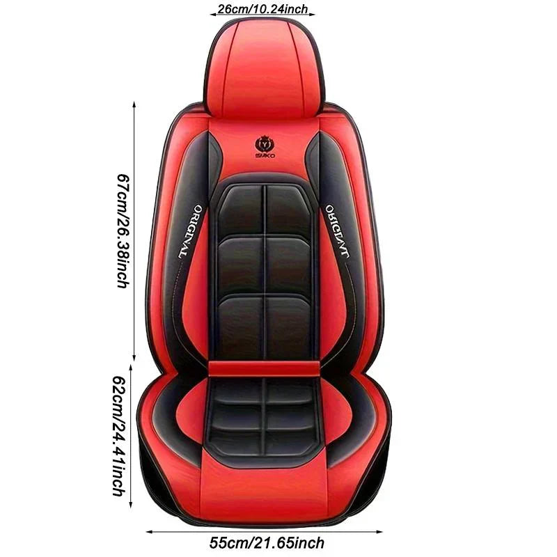 🔥🔥Premium Leather Front Seat Covers – Universal Fit for Sedans, SUVs & Trucks