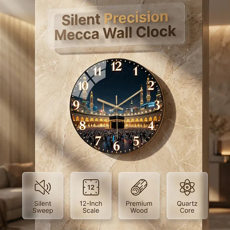 ⏰Creative Wooden Silent Wall Clock
