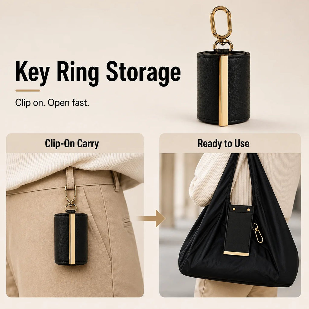 Foldable Keychain Storage Tote Bag