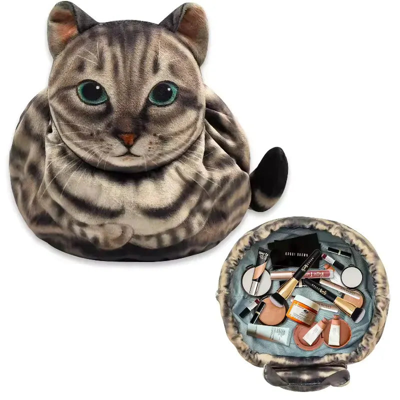 Cute cat-shaped storage bag