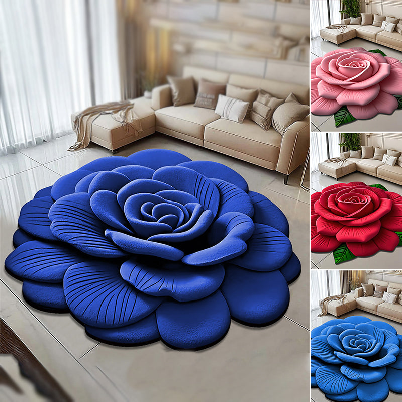 🏠🔥Floral Plush & Diatomaceous Earth Floor Mat✨