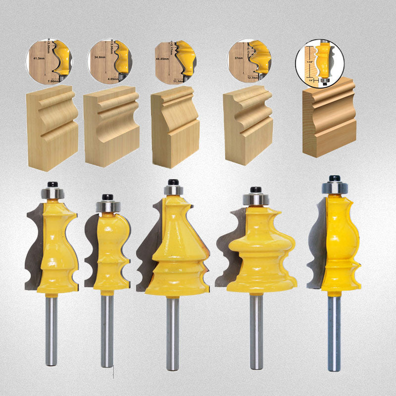 1/2 Inch Shank Architectural Molding Router Bit