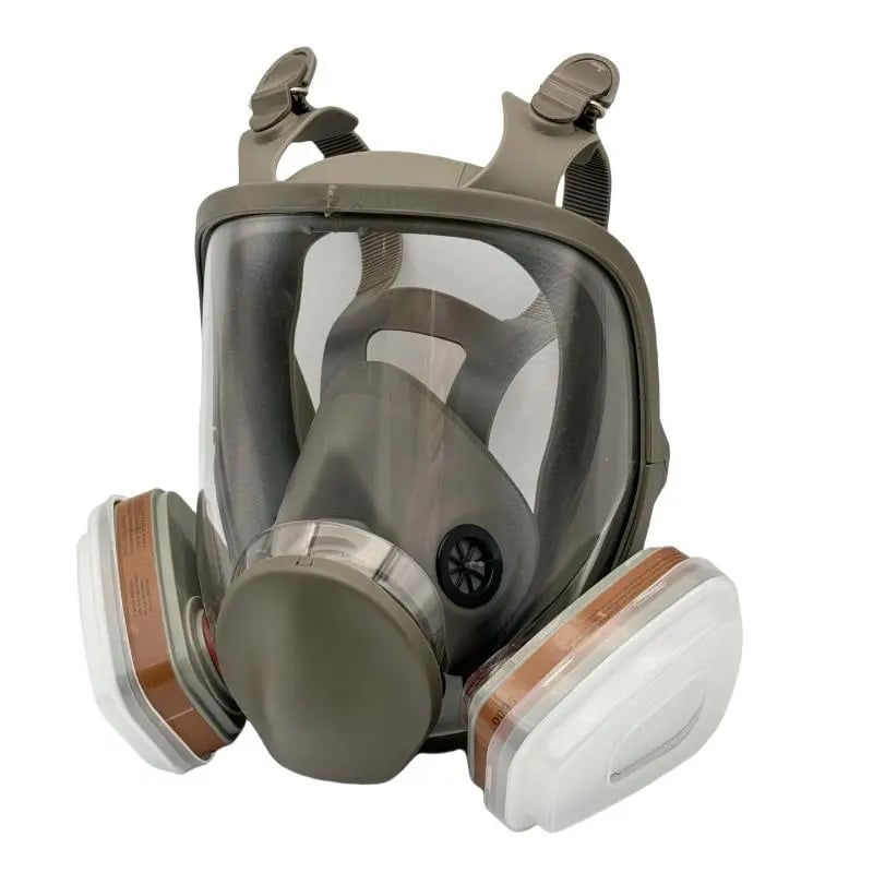 😷 Full Face Respirator Mask ✅ 17-in-1 Anti-Fog Reusable Gas Dust Chemical Protection for Painting Construction Industrial Work