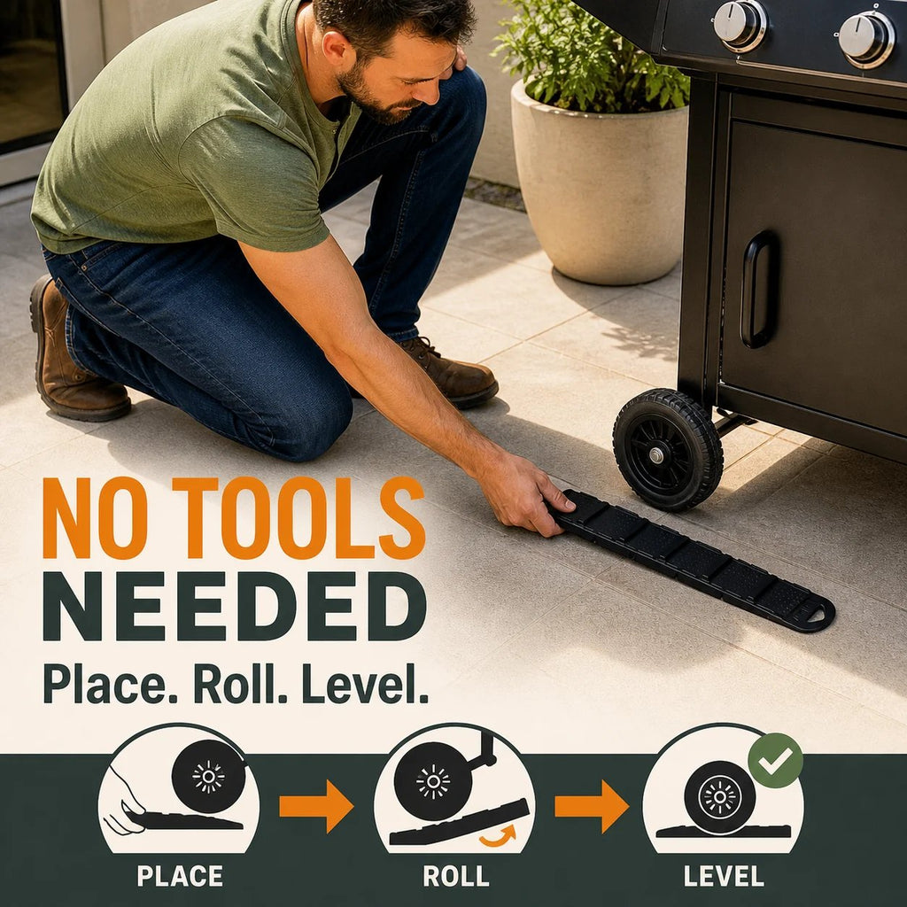 🎉Stop the Wobble—Level Any Grill in Seconds, Tool-Free