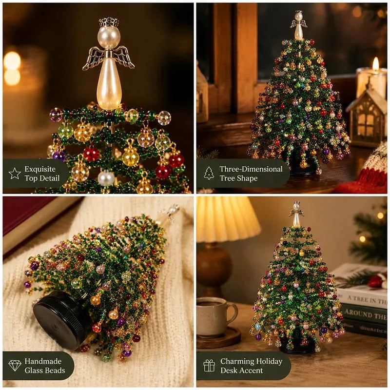 🎄 DIY Beaded Christmas Tree Kit – 🎅Create Your Own Sparkling Holiday Decoration