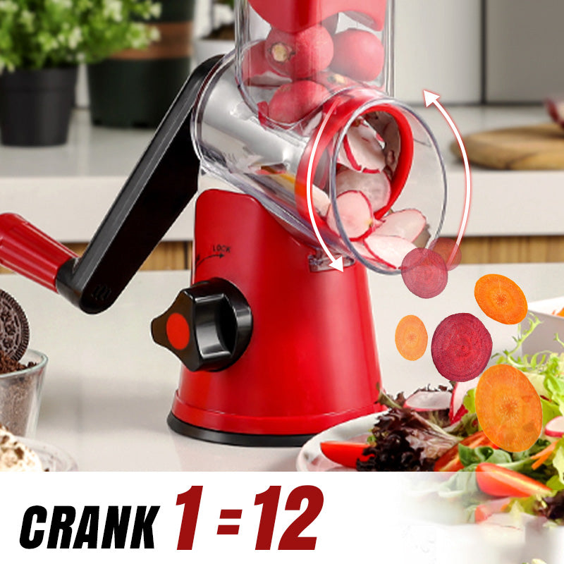 🔥 Multifunctional Manual Rotary Grater & Chopper 🚀
