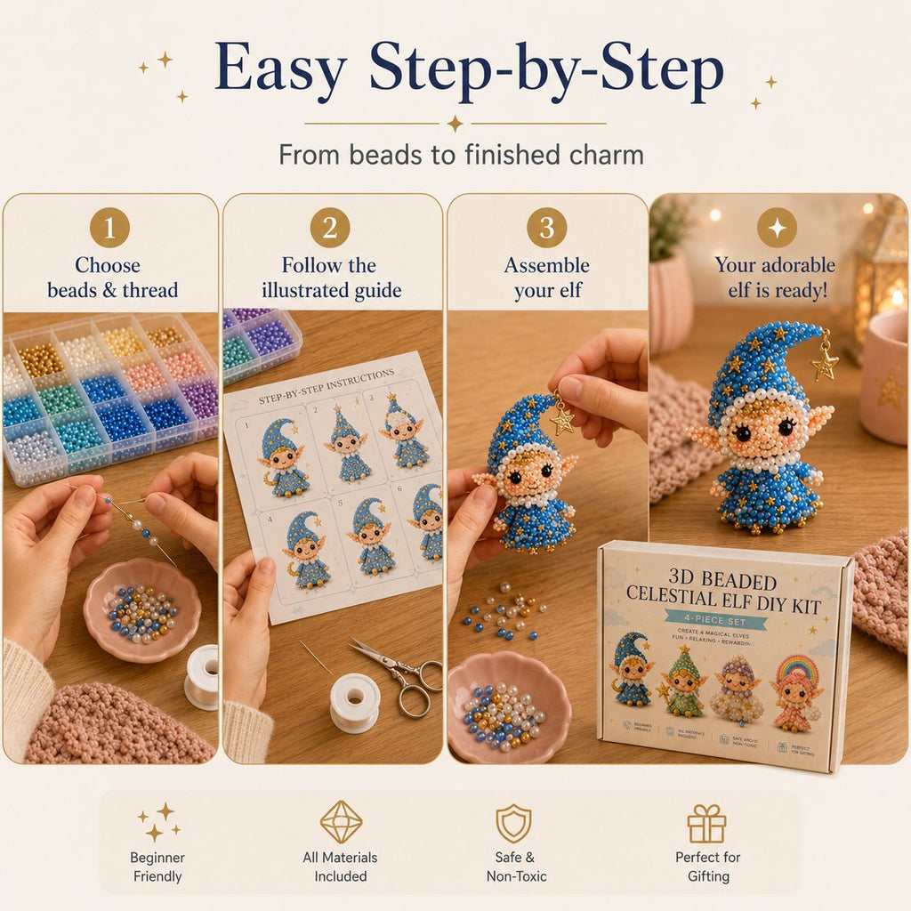 ✨3D Beaded DIY Kit – Choose Your Magical Theme