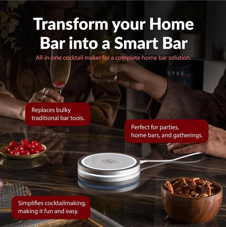 🎉 Limited-Time Flash Sale! Barsys Smart Coaster 2.0 Cocktail Machine – Your Home Smart Mixologist, Grab Now!