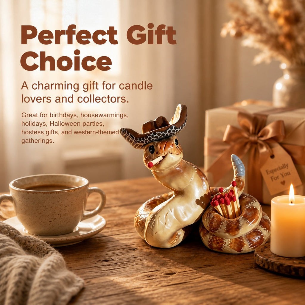 🎉🐍 Snake-Shaped Match Holder – Creative Decorative Match Holder