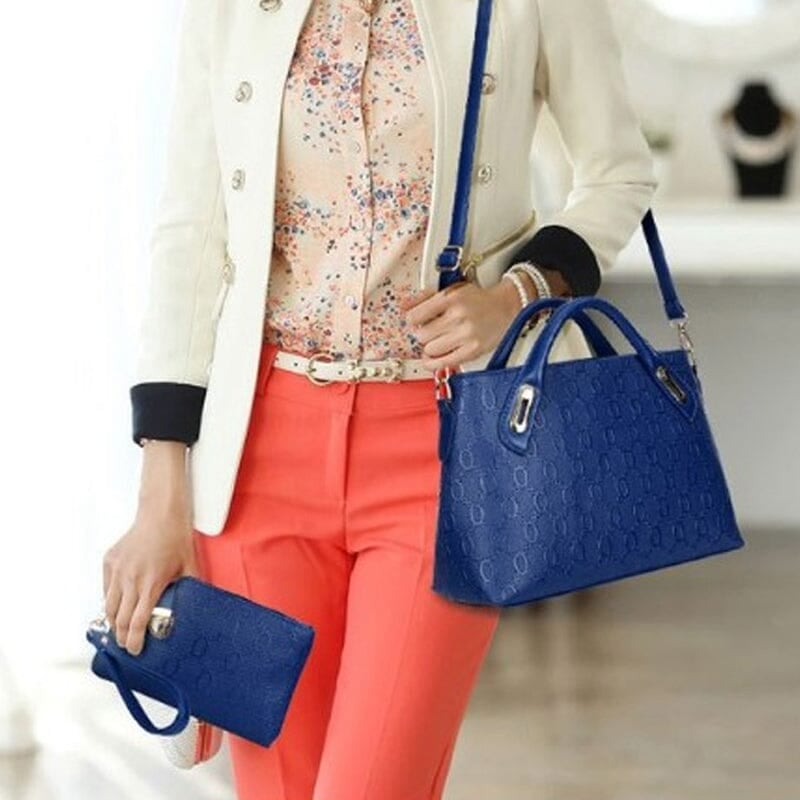 👜 Handbag with Four-piece Set