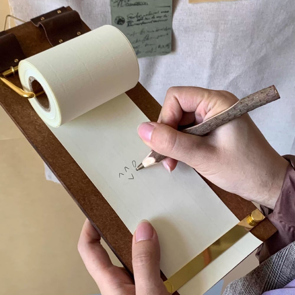 Vintage Clipboard Kraft Notebook