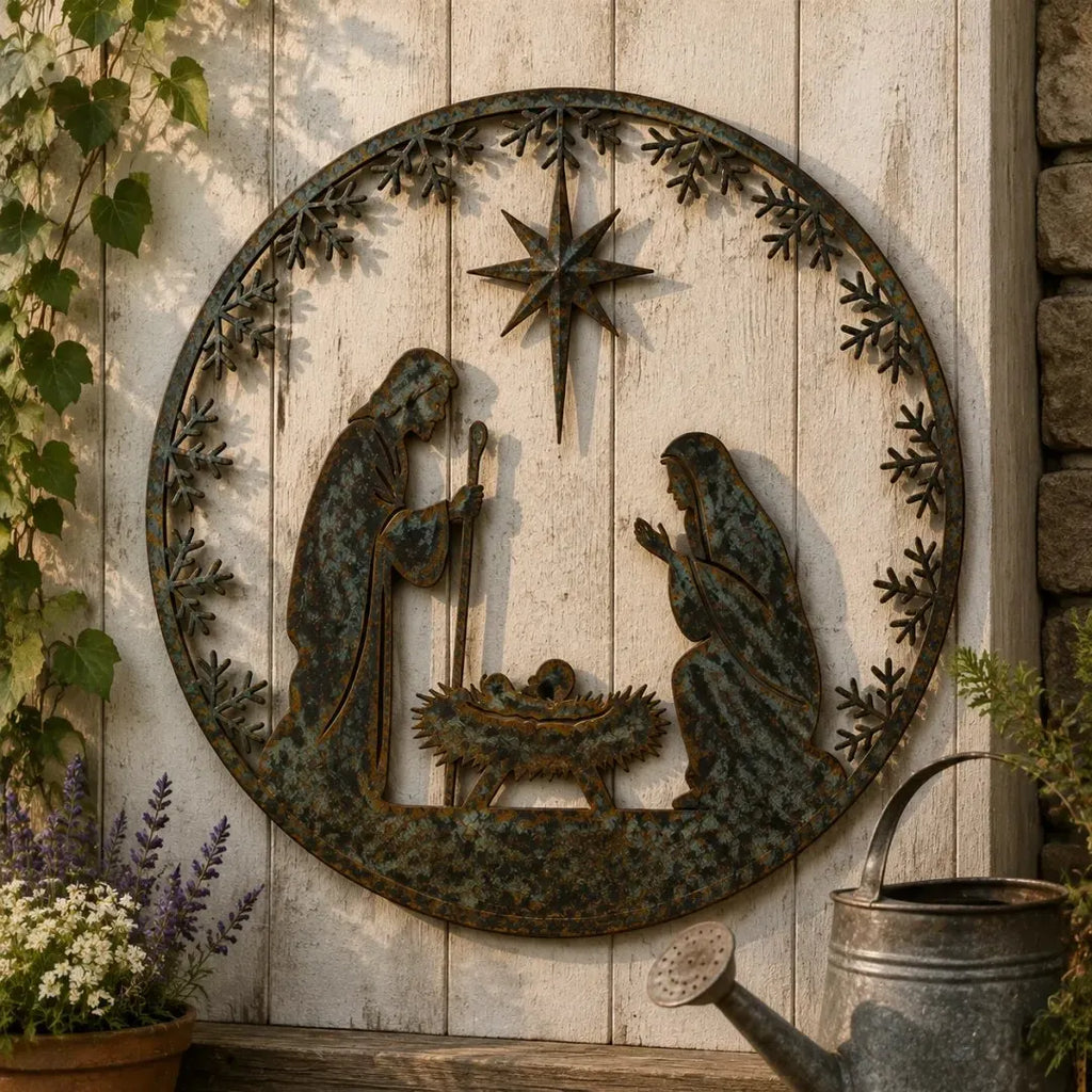 🎉Nativity Scene Christmas Wall Decor - A Beautiful Celebration of Faith, Hope & the True Meaning of Christmas