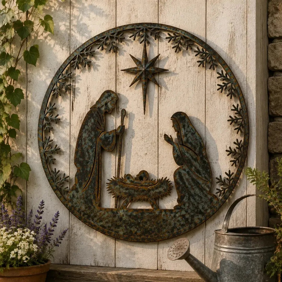 🎉Nativity Scene Christmas Wall Decor - A Beautiful Celebration of Faith, Hope & the True Meaning of Christmas