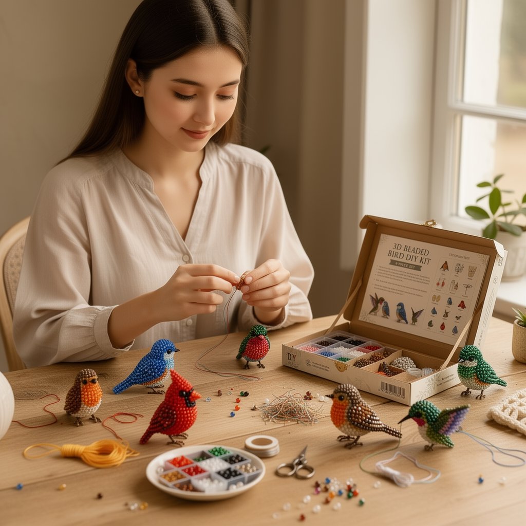 Tiny 3D Beaded Animal DIY Kit