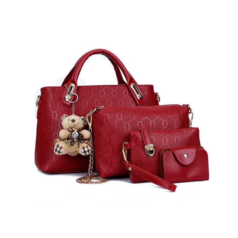 👜 Handbag with Four-piece Set