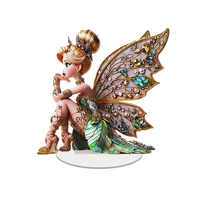 Enchanted Fairy Christmas Figurine (2D)🧚‍♀️