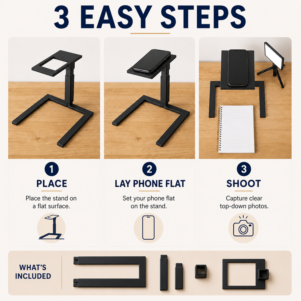 🎁 Overhead Phone Camera Stand