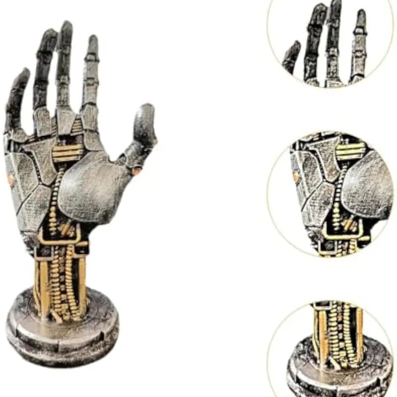 Cyberpunk Mechanical Hand Ornament – Futuristic Style for Your Space!