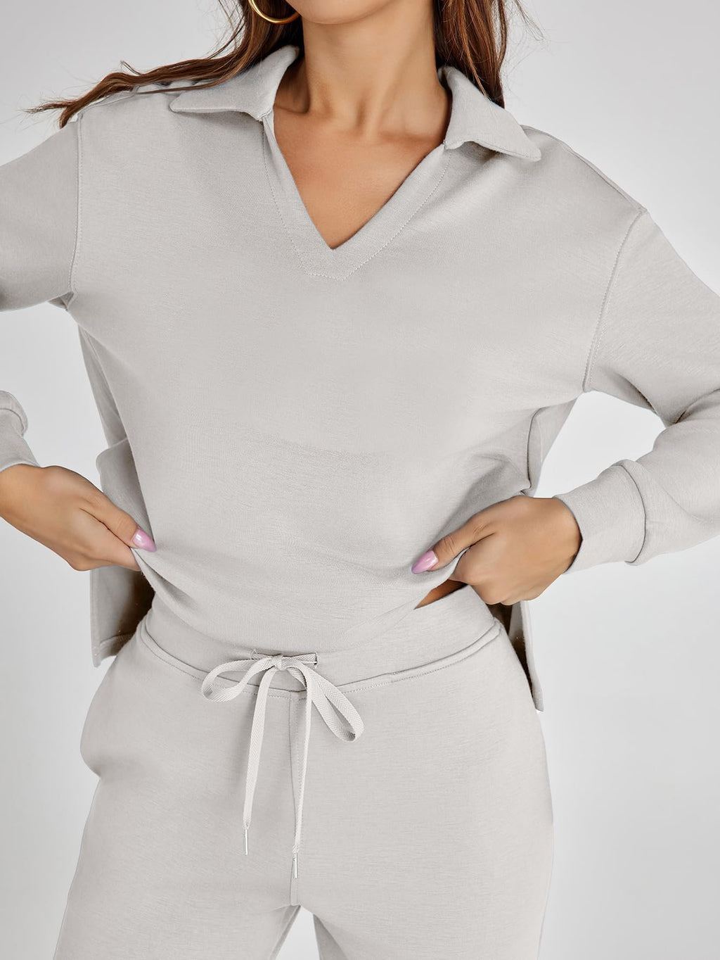 🔥Last Day Free Shipping-Women's 2 Piece Sets Outfits Casual Long Sleeve Sweatsuits Sets