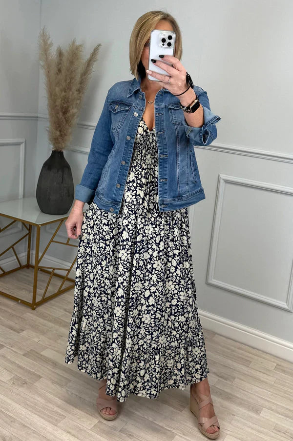 Leopard Shirred Waist Dress