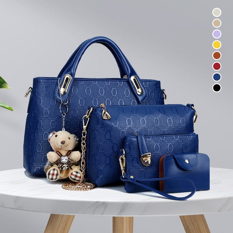 👜 Handbag with Four-piece Set