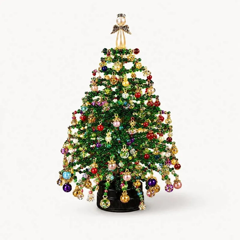 🎄 DIY Beaded Christmas Tree Kit – 🎅Create Your Own Sparkling Holiday Decoration