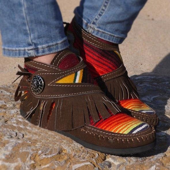🔥Cowgirl Leather Moccasins
