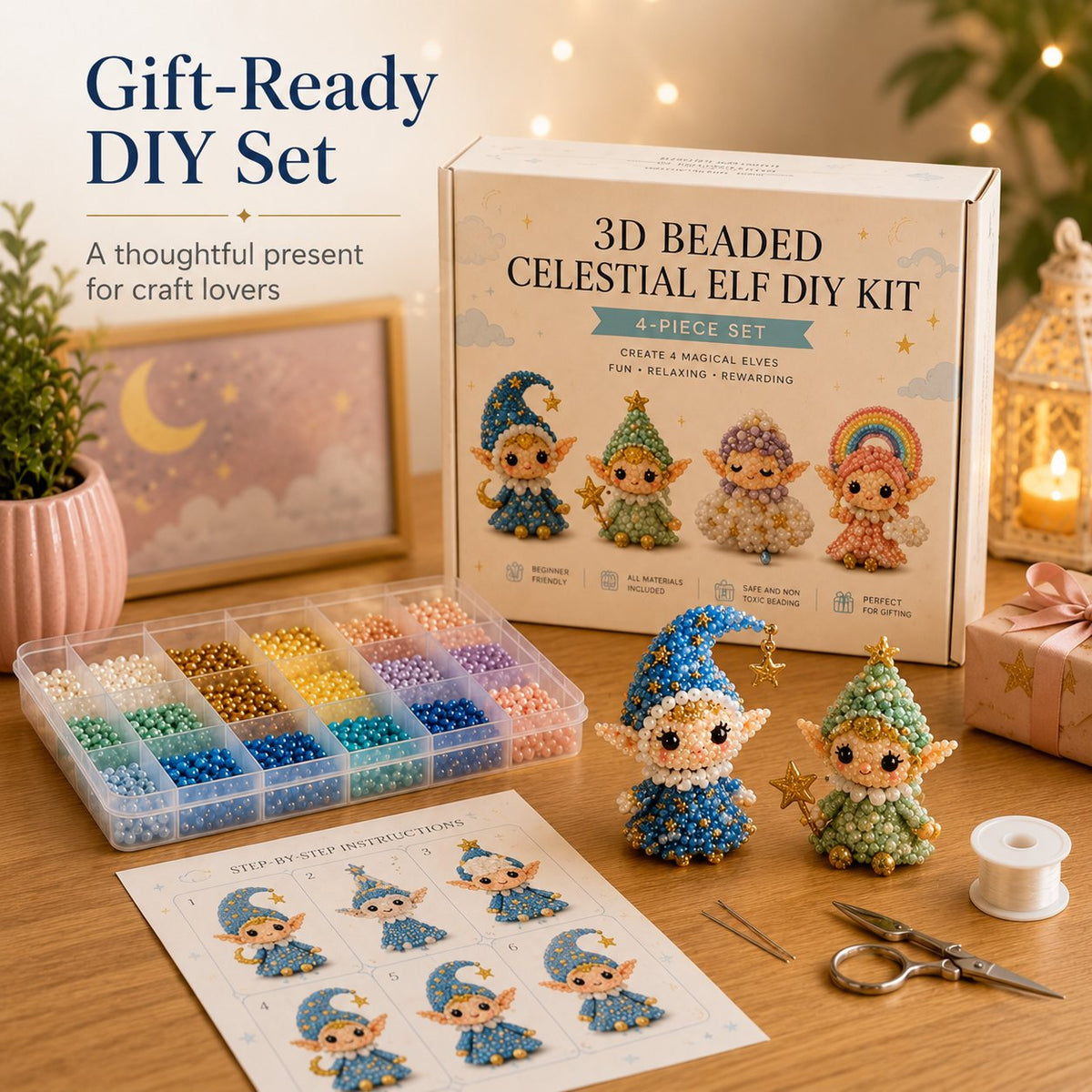 ✨3D Beaded DIY Kit – Choose Your Magical Theme