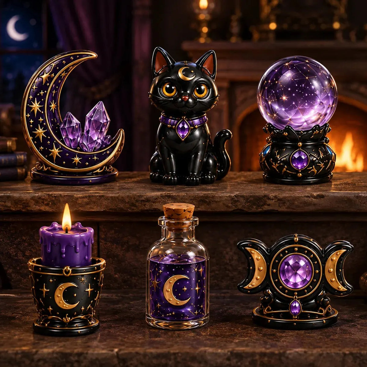 | 24 Tage voller mystischer Miniaturen, kristallinspirierter Überraschungen und zauberhafter Hexen-Fantasie ✨🔮 🔮