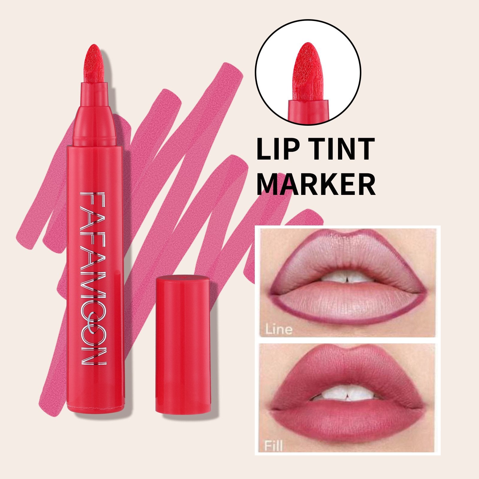 Lip Stain Chisel Tip Maker(🔥BUY MORE SAVE MORE🔥)