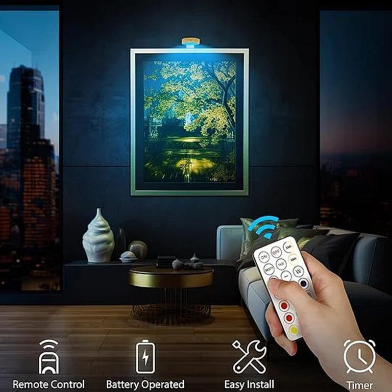 Minimalist Rechargeable LED Wall Spotlight
