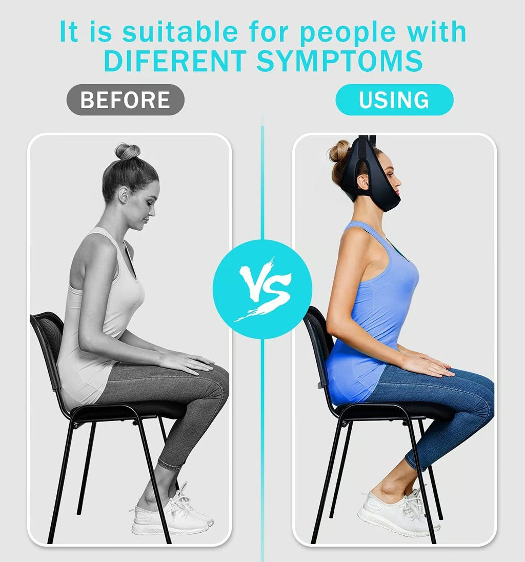 🔥Stretch Away Neck Tension Anytime, Anywhere – The Ultimate Portable Neck Stretcher
