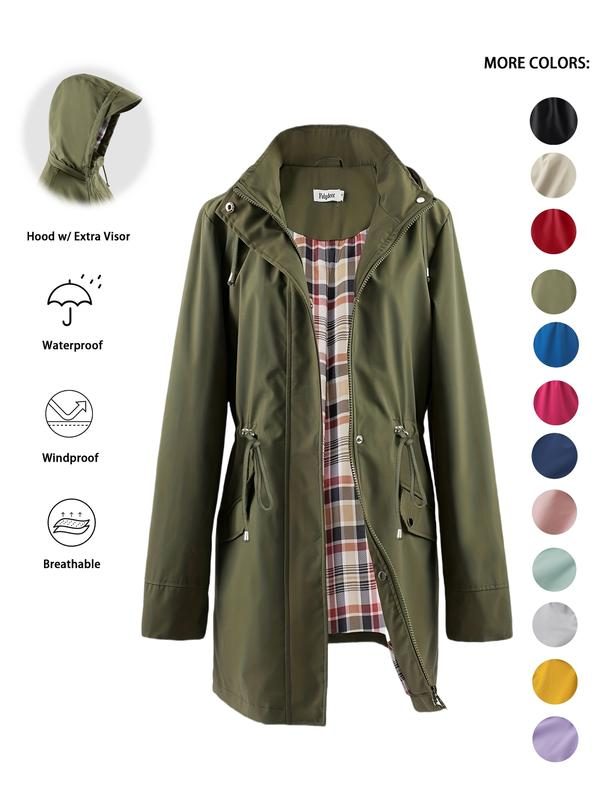 🔥Womens Chic. Lightweight. Waterproof Jacket🍃-Unleash Style and Durability in Any Storm!