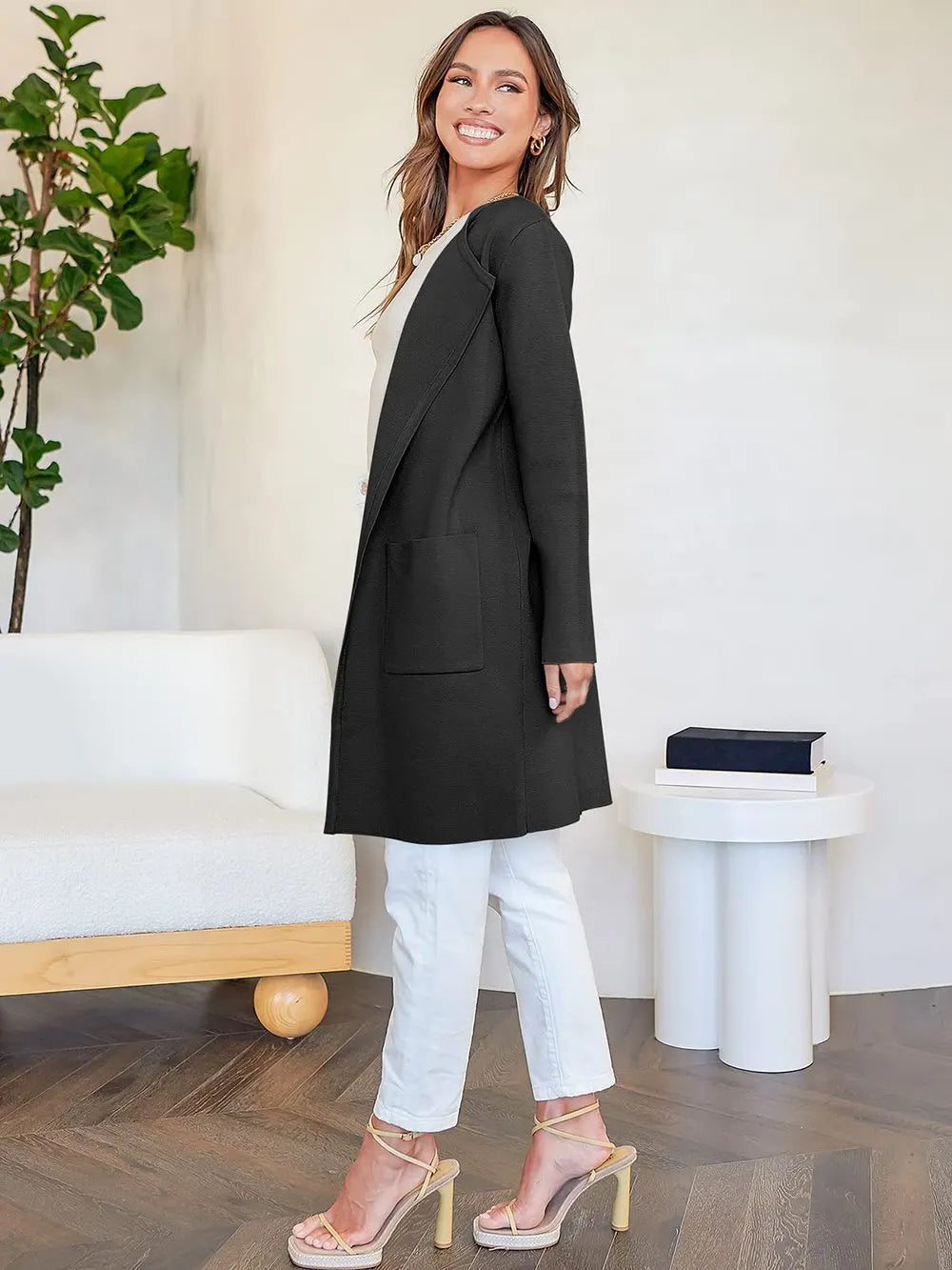 🔥🔥New Style Lapel Classy Coatigan