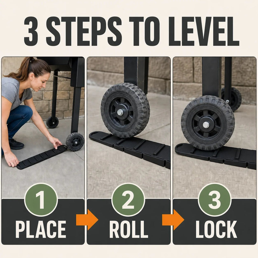 🎉Stop the Wobble—Level Any Grill in Seconds, Tool-Free